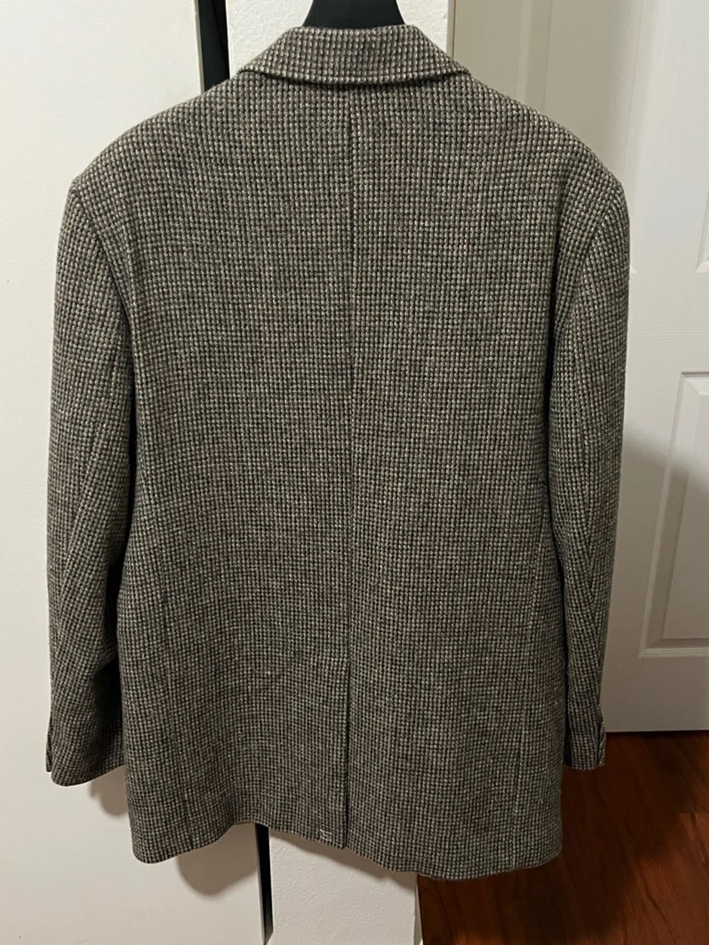 NWT Orvis Brown & Gray Houndstooth 100% Wool Sport Coat Made in Portugal
